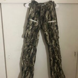 Fashion Nova Green Camouflage Trousers